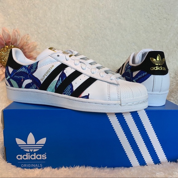 adidas Shoes | Adidas Superstar Farm Floral Womens Sz 95 New ... adidas Shoes | Adidas Superstar Farm Floral Womens Sz 95 New ...